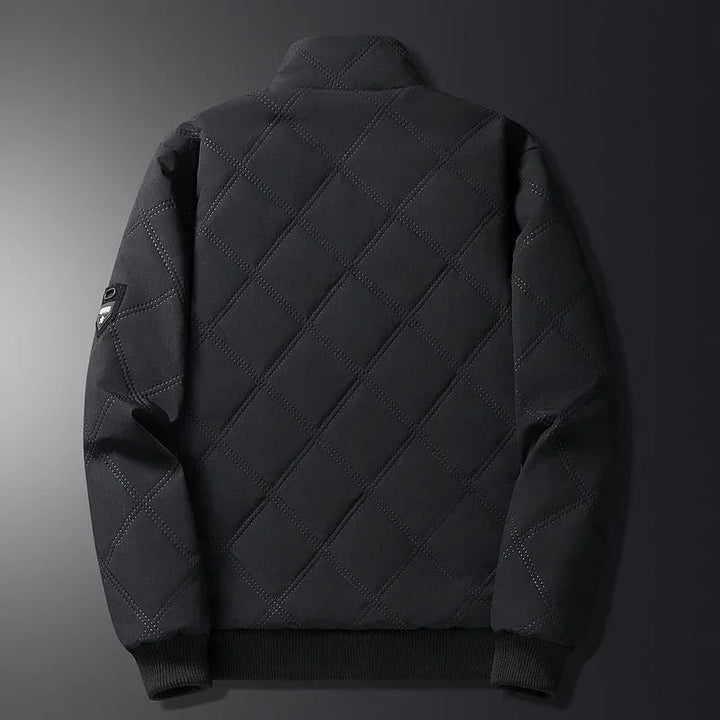 Men's Alpine Guard winter jacket, essential warm outerwear for extreme cold outdoor adventure.