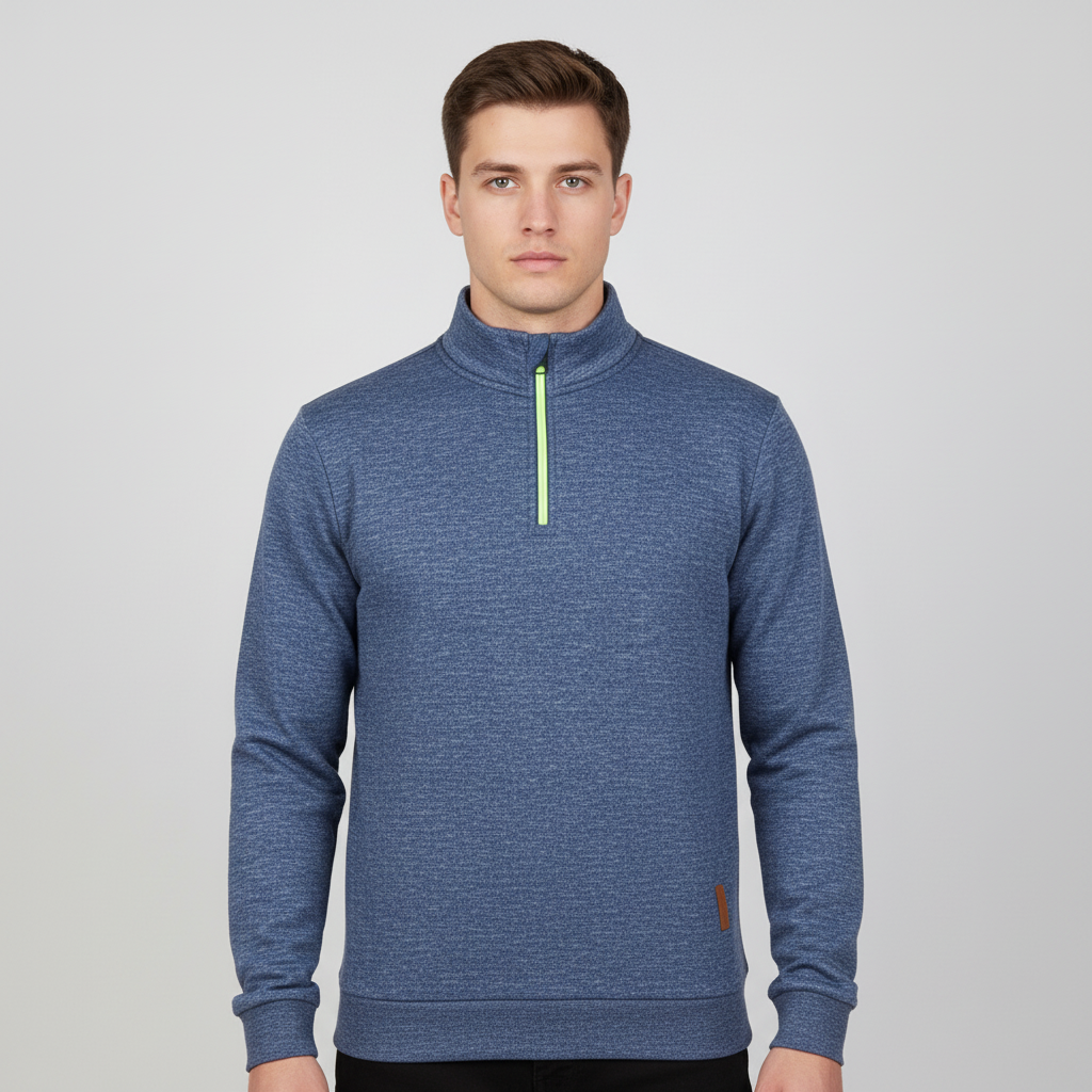 Samuel men's warm sweater, cotton-wool blend for ultimate winter comfort