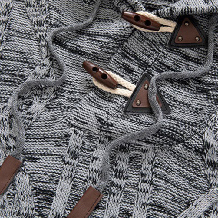 AlpineTrail men's warm fleece hoodie, offering comfort & style for any outdoor adventure.