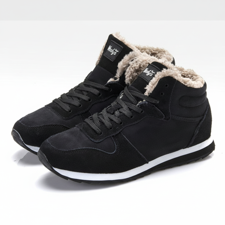 Pair of Tom high-top sneaker boots for men, warm and comfortable winter footwear