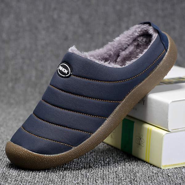 Winter men's slippers, warm and cozy with ultimate comfort lining for chilly feet.