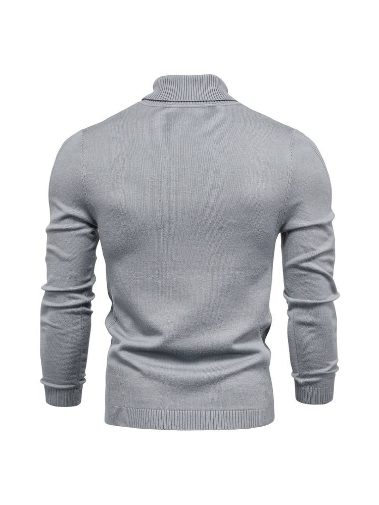 Nordero men's warm roll neck sweater, a stylish & comfortable winter pullover.