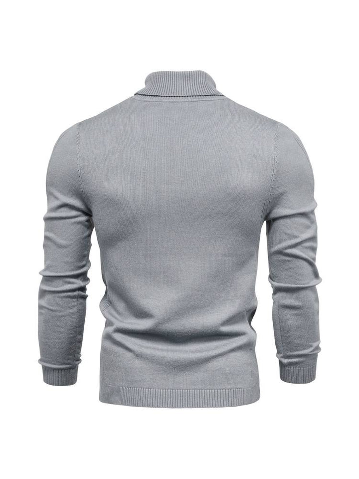 Nordero men's warm roll neck sweater, a stylish & comfortable winter pullover.