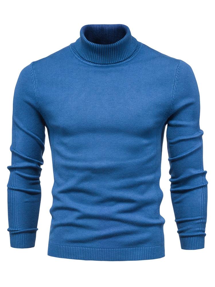 Versatile men's turtleneck for formal or casual winter outfits. Stay warm.