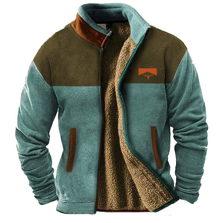 Comfortable men's outdoor winter jacket, warm outerwear perfect for casual adventures.
