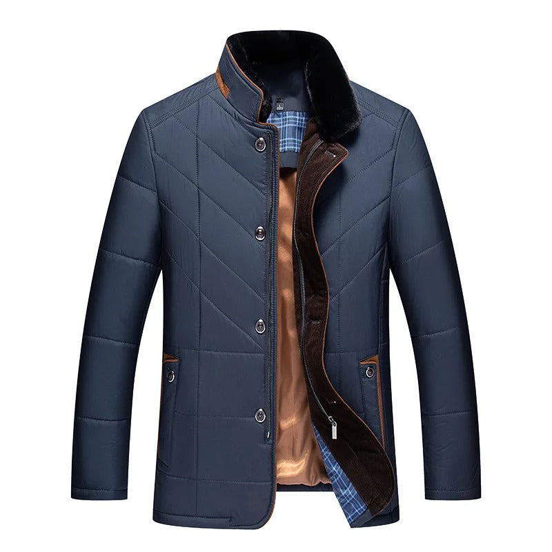 Fashionable men's puffer outerwear, Constantin, for ultimate winter comfort