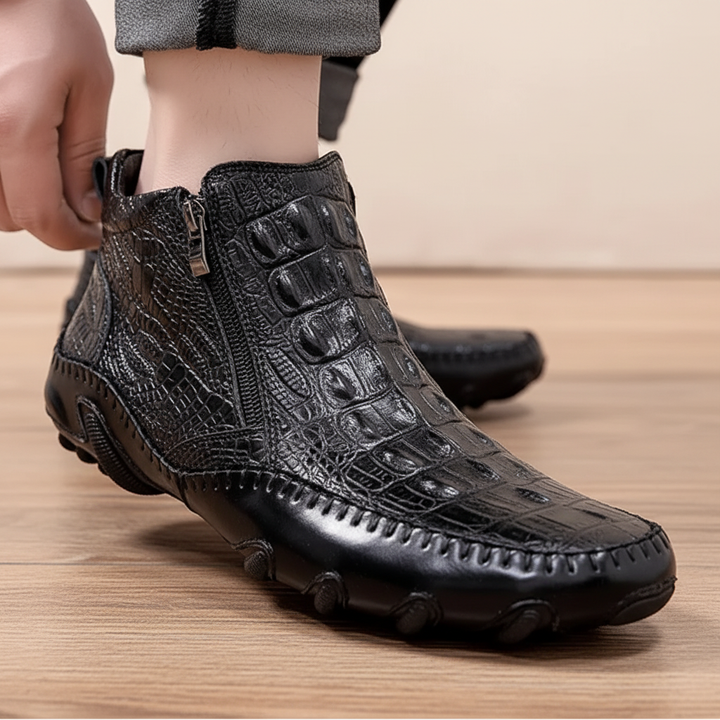 Archie men's waterproof Chelsea boots, ideal for cold weather, front view