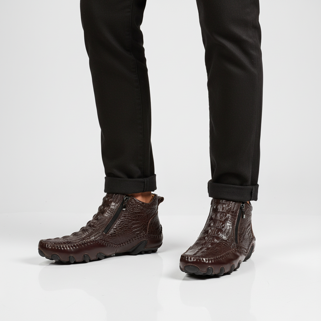 Archie waterproof winter Chelsea boots for men, comfortable plush lining