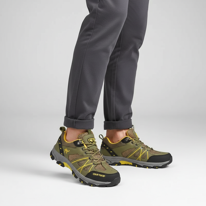 William men's durable hiking shoes, waterproof technology for all-weather outdoor footwear