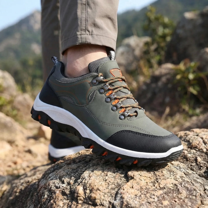 Men's waterproof hiking & trail shoes, durable and comfortable for outdoor adventures & trekking.