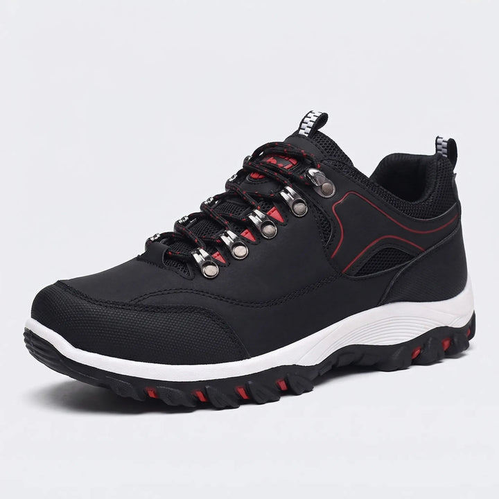 Durable men's waterproof hiking shoes, offering protection & support for rugged outdoor trails.