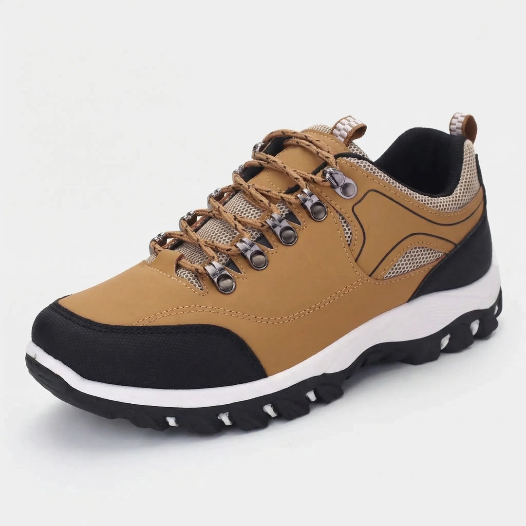 Men's waterproof outdoor athletic shoes, perfect for hiking, trail running & comfortable walking.