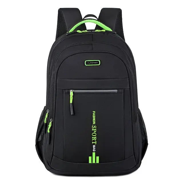 Everyday carry men's waterproof backpack with laptop sleeve, stylish & durable.