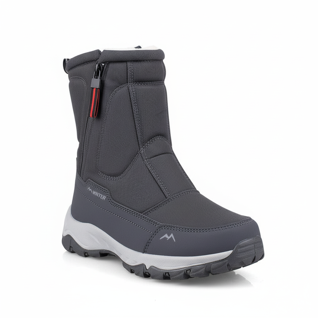 Waterproof men's outdoor boots, perfect for hiking in snow or wet winter conditions