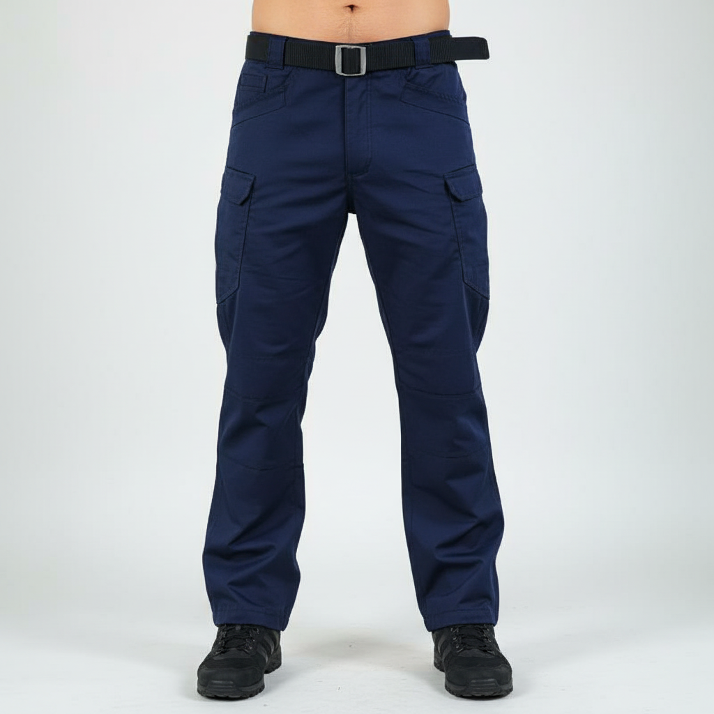 Versatile men's waterproof trekking pants, quick dry cargo design for all outdoor gear