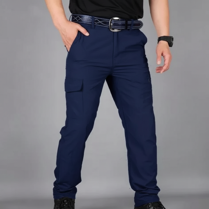 Sean men's waterproof cargo hiking pants, black, quick dry, ideal for outdoor adventures