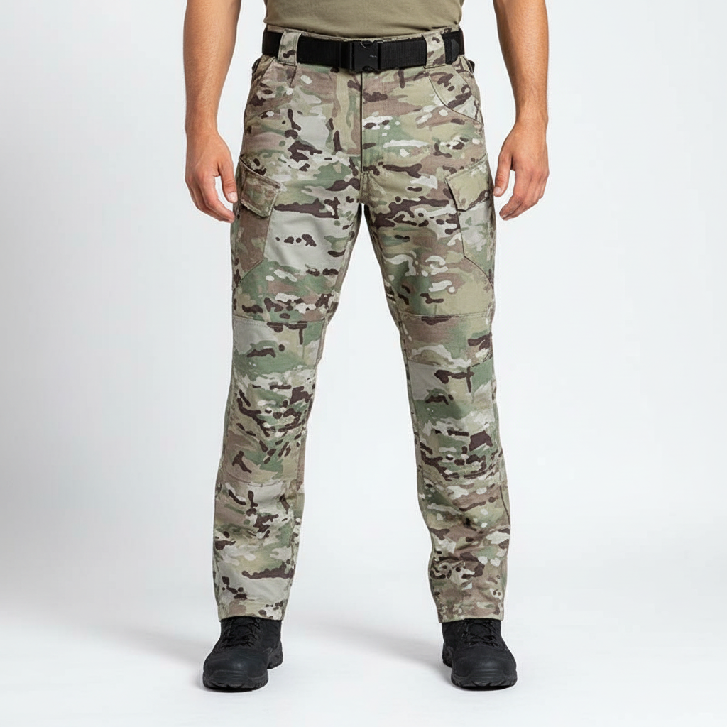 Practical men's outdoor pants, waterproof, quick dry cargo design for adventurous hiking