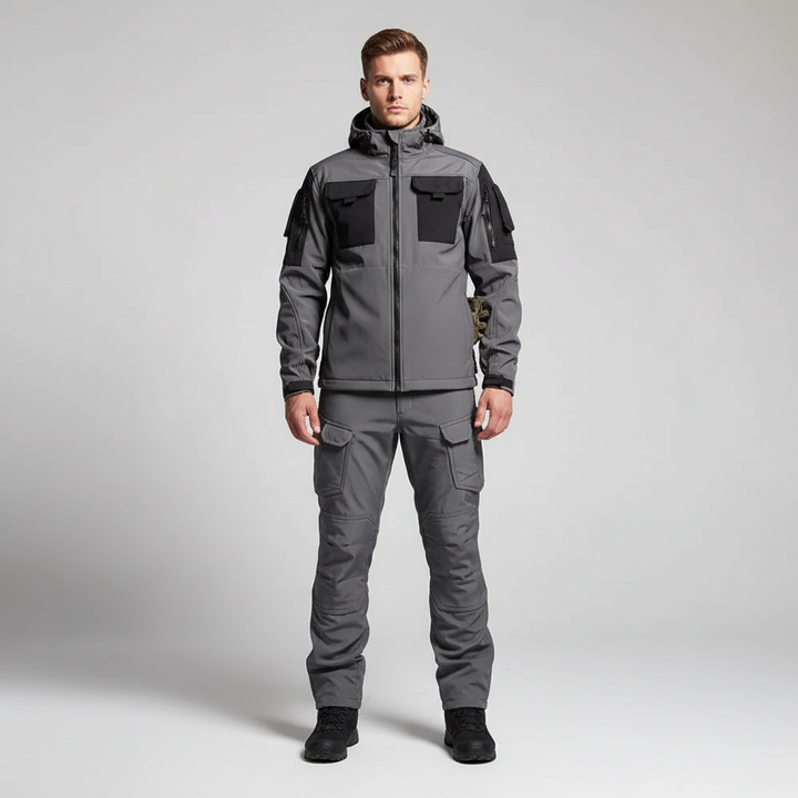 all-weather men's waterproof rain set, windproof Lukas gear for outdoor trekking