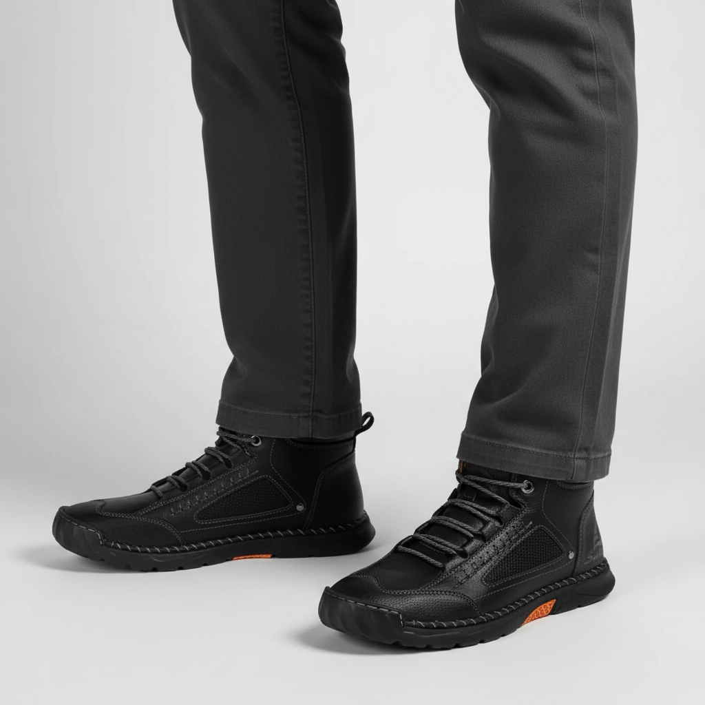 Men's casual waterproof Sidney ankle boots, perfect for winter, offering both style and protection