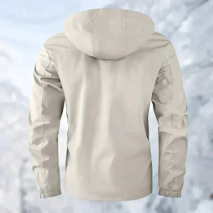 Stylish men's waterproof winter coat. Stay warm & dry in cold weather with this comfortable outdoor jacket.