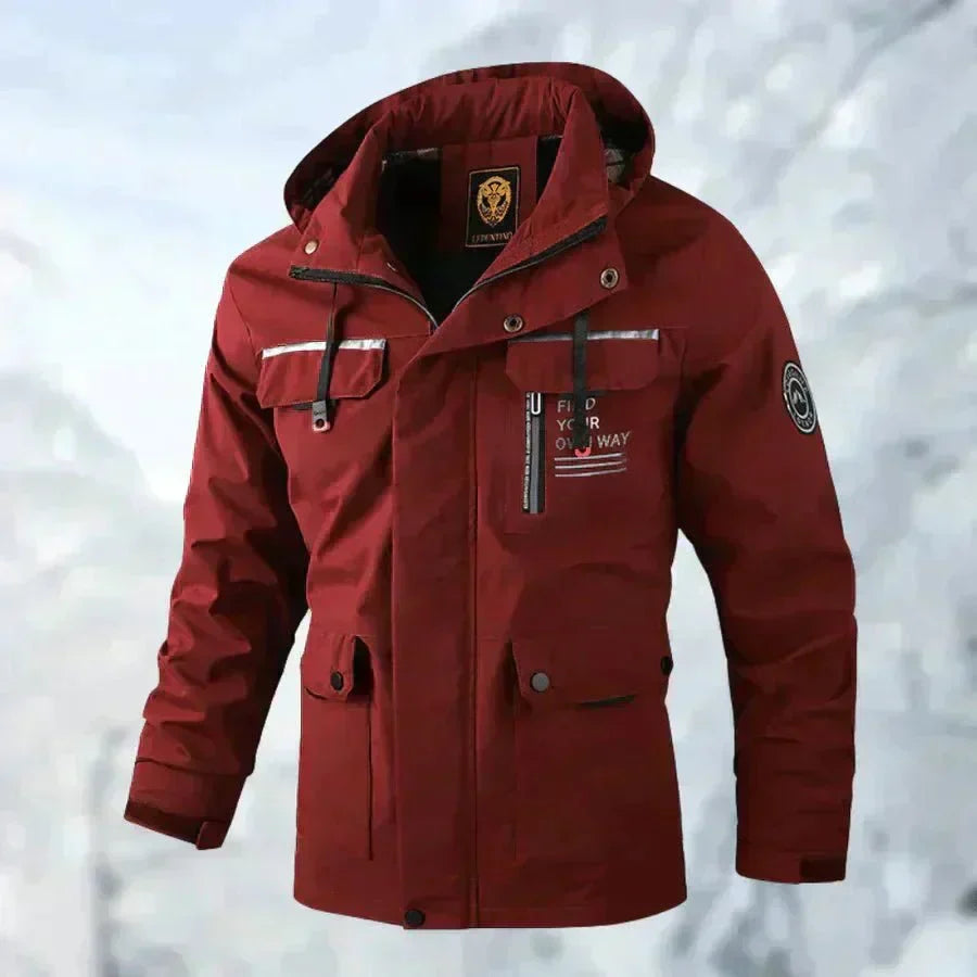 Versatile men's winter jacket: waterproof, warm & stylish. Ideal for daily wear or rugged outdoor activities.