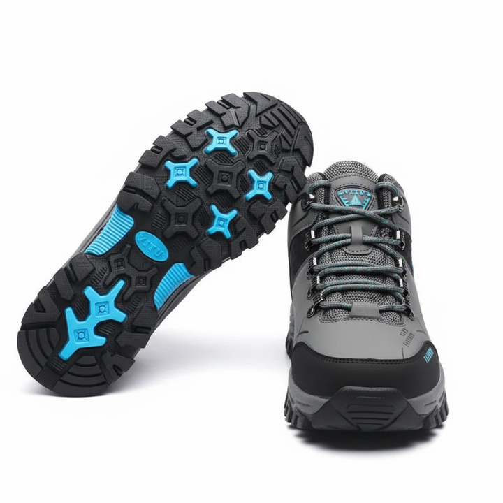 Comfortable men's waterproof winter sneakers, fleece-lined for maximum warmth.