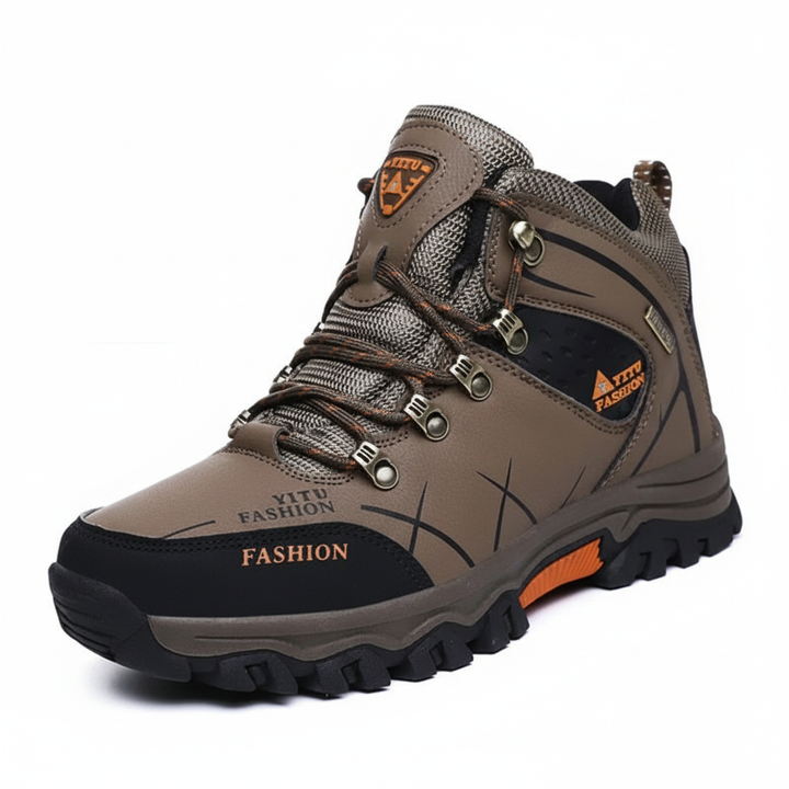 Men's waterproof casual sneakers, insulated for warmth, perfect for daily wear.