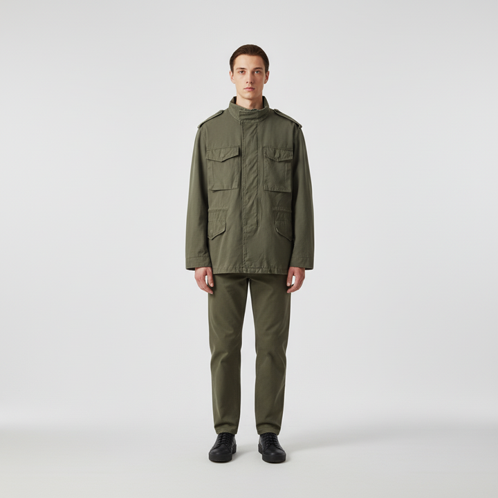 Durable men's weatherproof jacket, perfect outerwear for outdoor adventures
