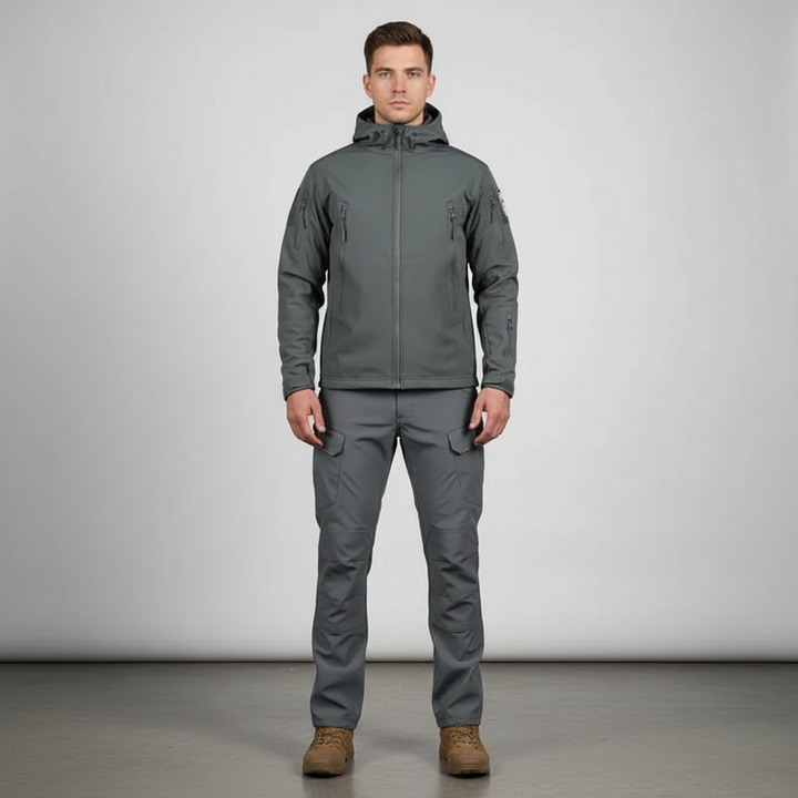 Outdoor gear: Men's waterproof windproof Peter jacket and trousers