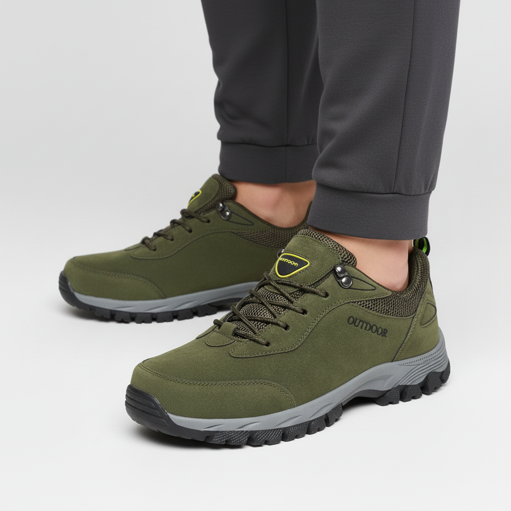 Men's outdoor walking shoes, Wesley, designed for breathability and comfort on trails.
