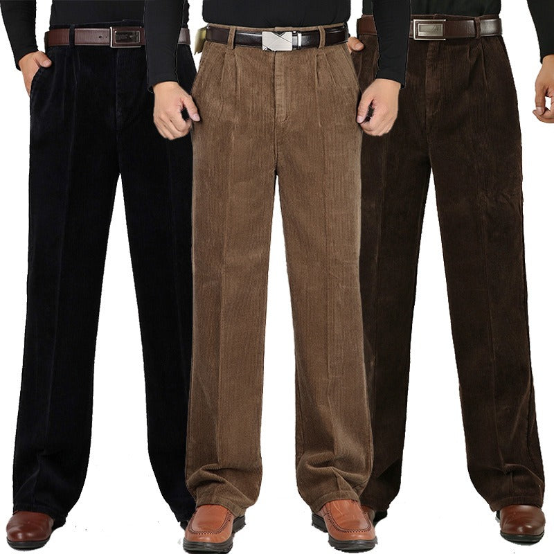 Men's Westford Corduroy Trousers in classic style. Soft cotton, perfect for comfortable fall & winter fashion.
