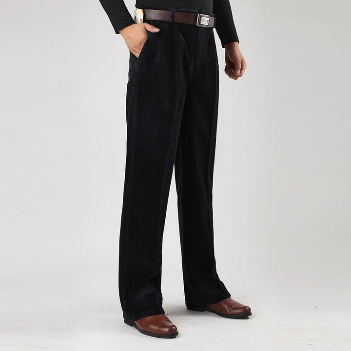 Men's Westford Corduroy Trousers. Classic, comfortable cotton pants for smart casual and everyday fall fashion.