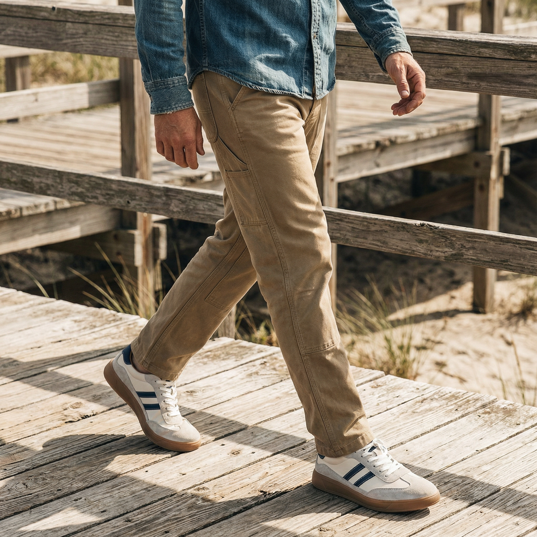 Low-top men's Mason trainers, versatile everyday sneakers for comfort and casual walking.