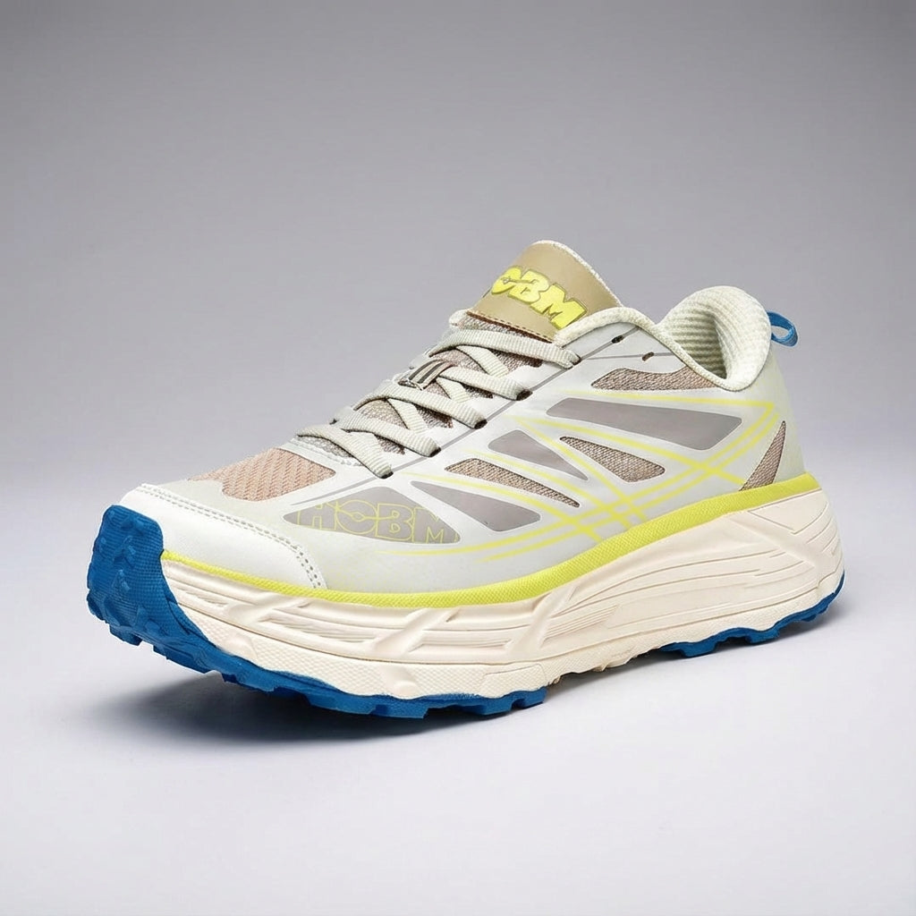 Men's William running shoes in action, demonstrating flexibility and support