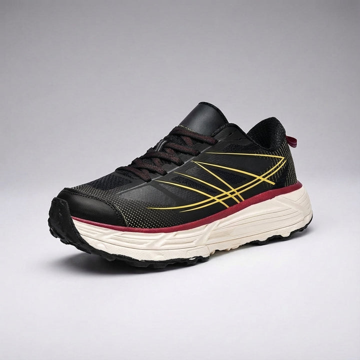 Top-down view of men's William athletic footwear, showcasing sleek design and laces