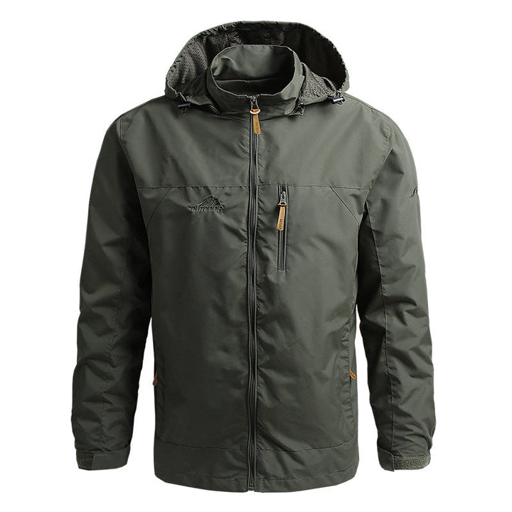 Versatile men's softshell jacket. Windproof & waterproof for all-weather protection and casual wear.