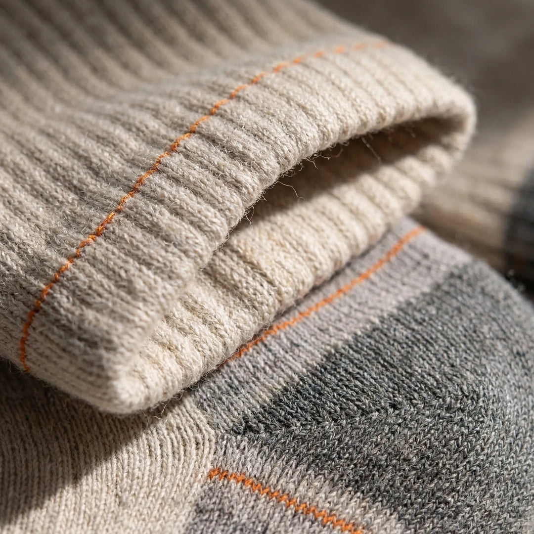 Men's & women's moisture-wicking mid-calf athletic socks for running, hiking, cycling.