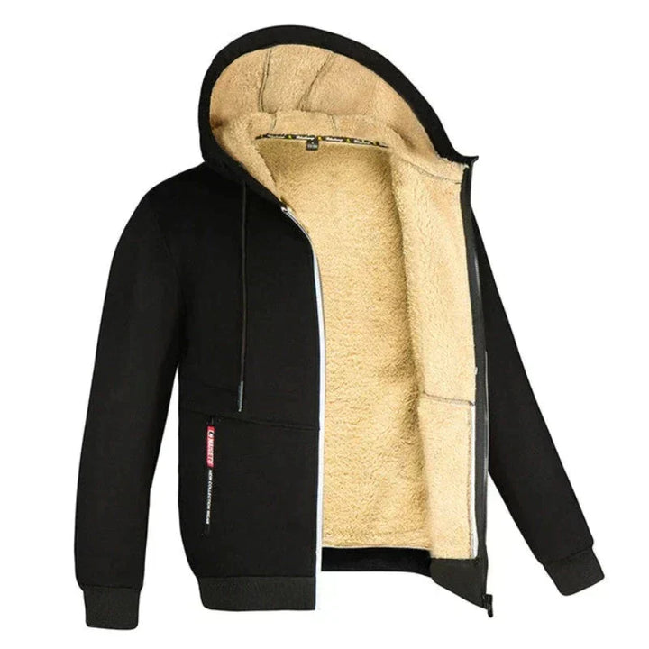 Men's wool blend winter vest in charcoal, offering stylish warmth & comfort for cold weather.