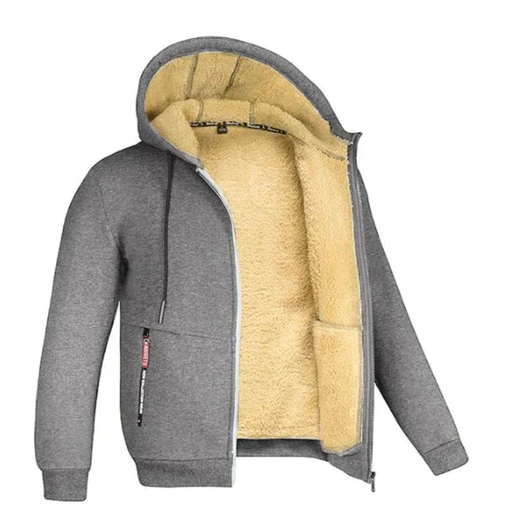 Men's stylish wool blend gilet, a comfortable sleeveless winter jacket perfect for everyday cold weather layering.