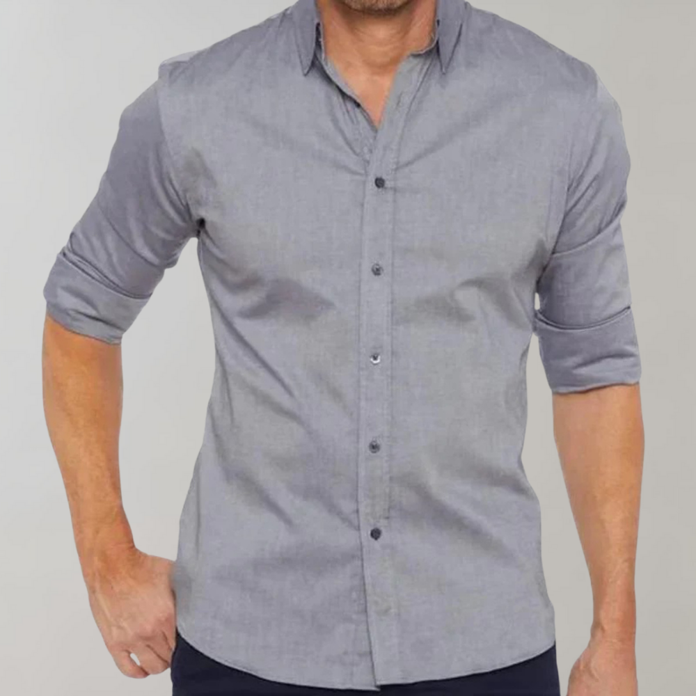 Men's office wear Milan shirt, providing a polished look with wrinkle-resistant fabric.