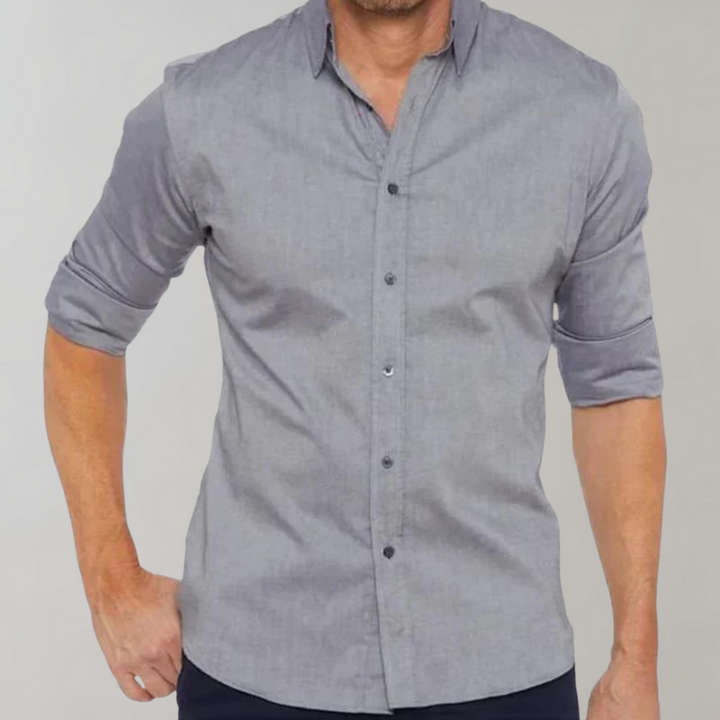 Men's office wear Milan shirt, providing a polished look with wrinkle-resistant fabric.