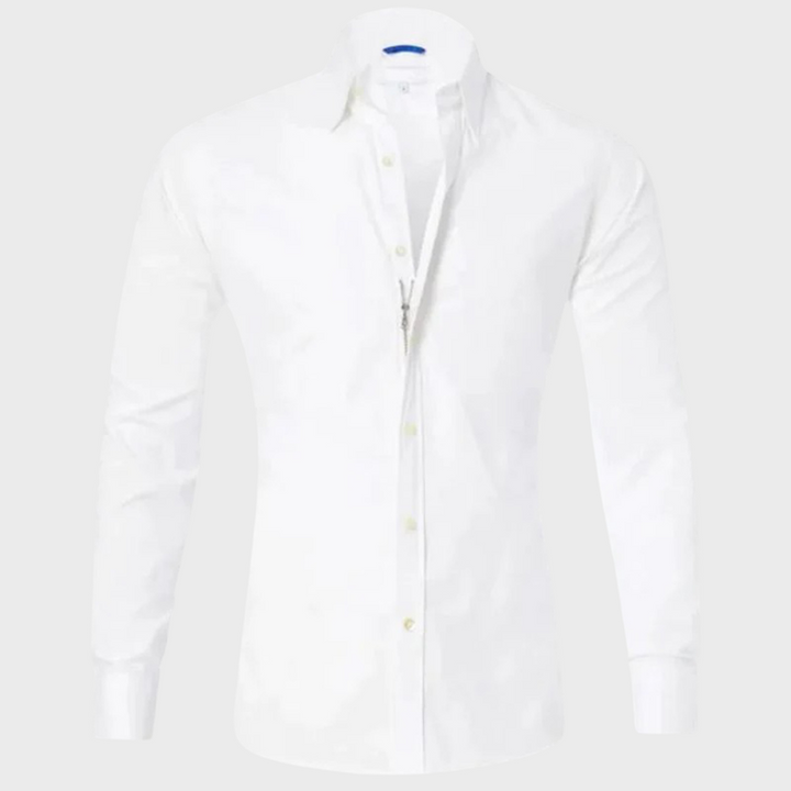 Essential men's wrinkle-free shirt, suitable for office, travel, and a refined appearance.
