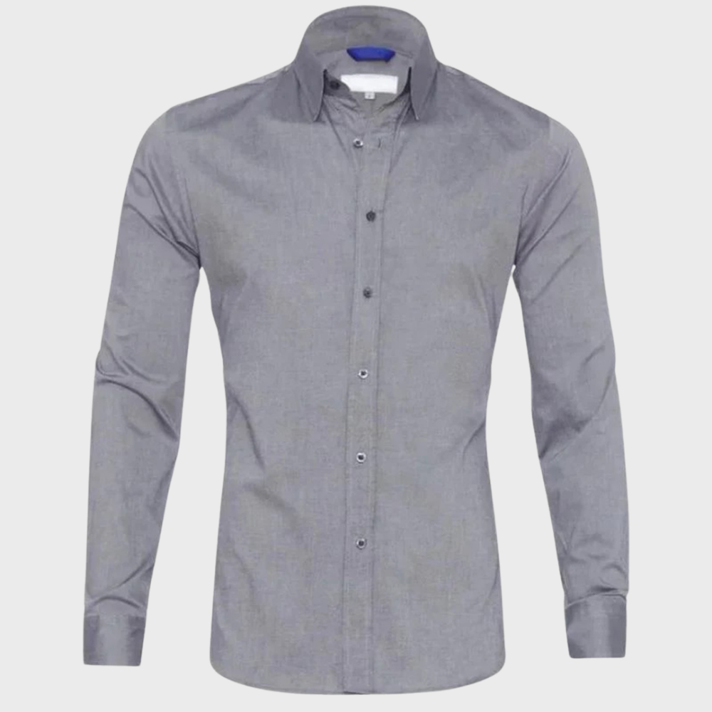 Classic men's dress shirt, wrinkle-free for ultimate comfort and a sharp, modern style.