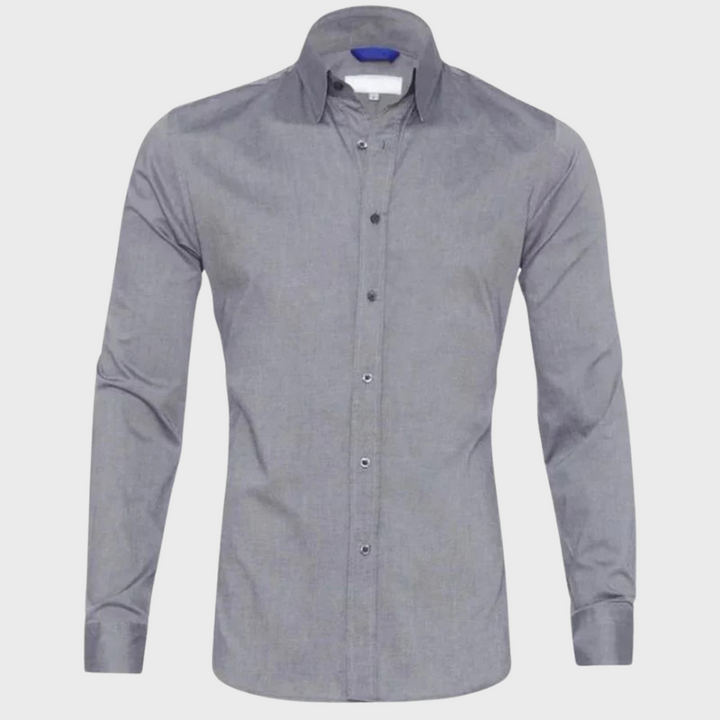 Classic men's dress shirt, wrinkle-free for ultimate comfort and a sharp, modern style.