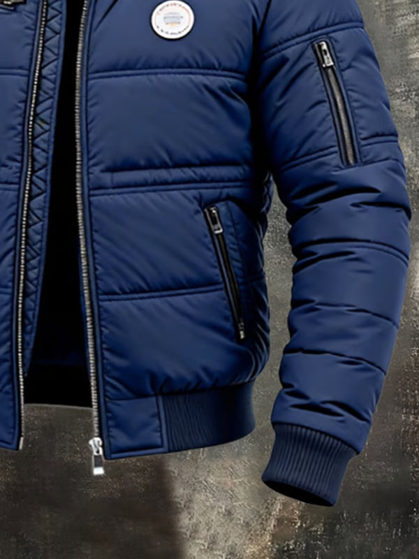 Casual Men's Wyatt durable winter jacket provides ultimate warmth & protection. Ideal for cold weather style.