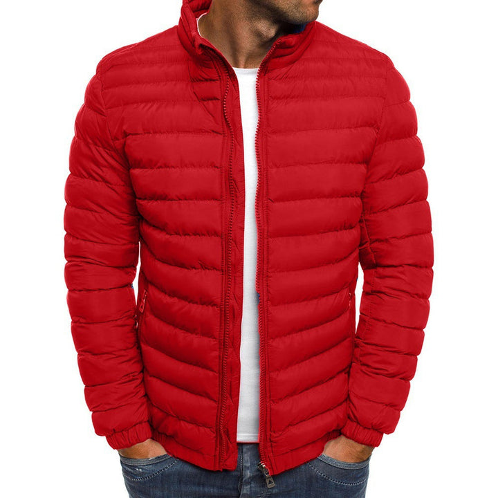 Warm Xander Luxe men's puffer jacket. Premium outerwear designed for ultimate comfort & winter style.
