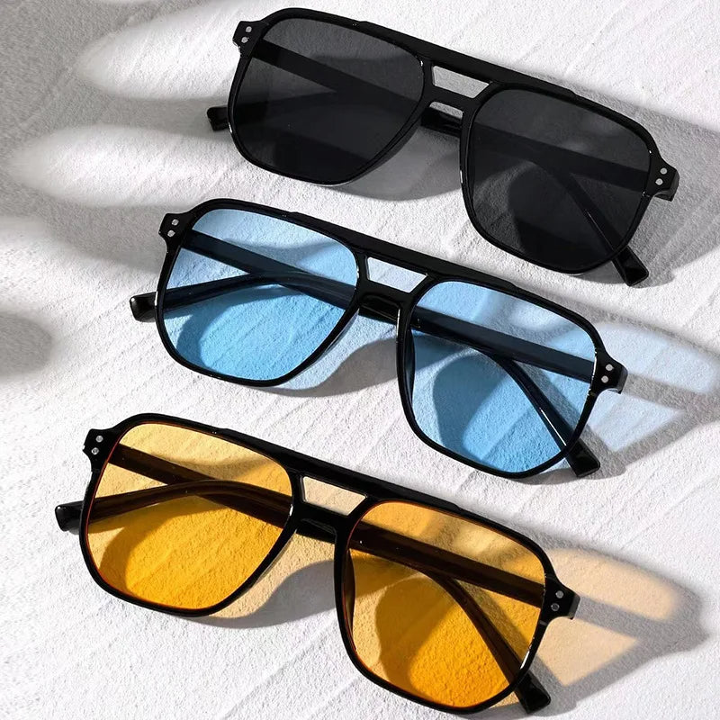 Men's Zenith Aura UV400 sunglasses, black frame, offering stylish eye protection for outdoor activities.