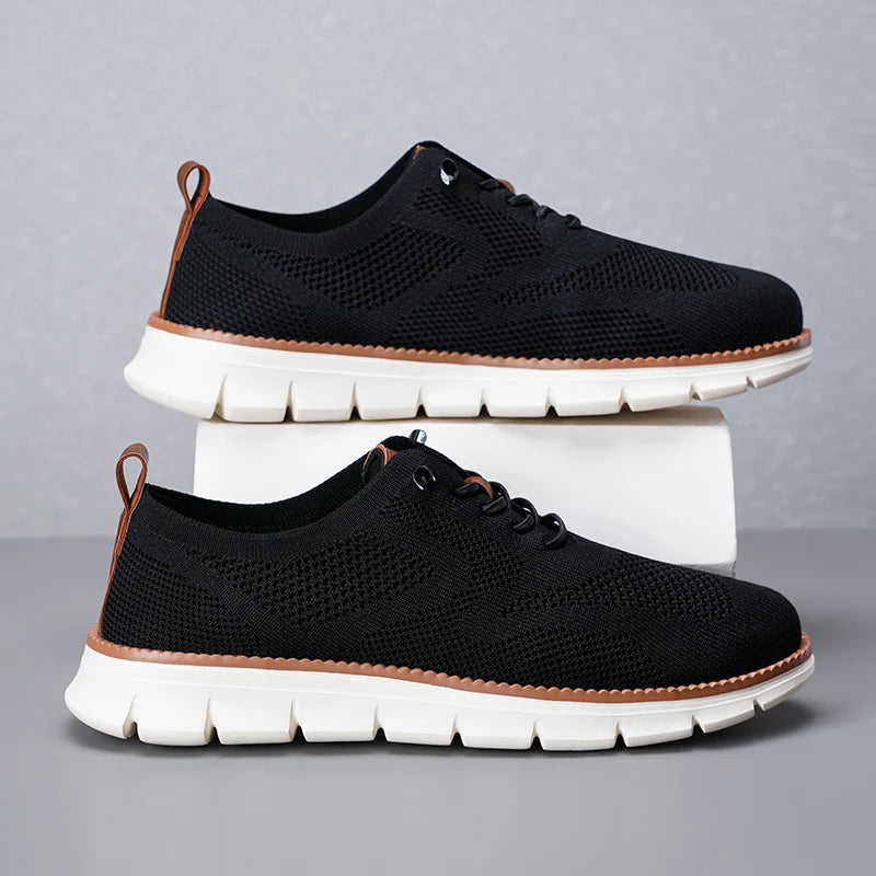 Zenith men's walking sneakers, combining breathable comfort with a lightweight, slip-on design.