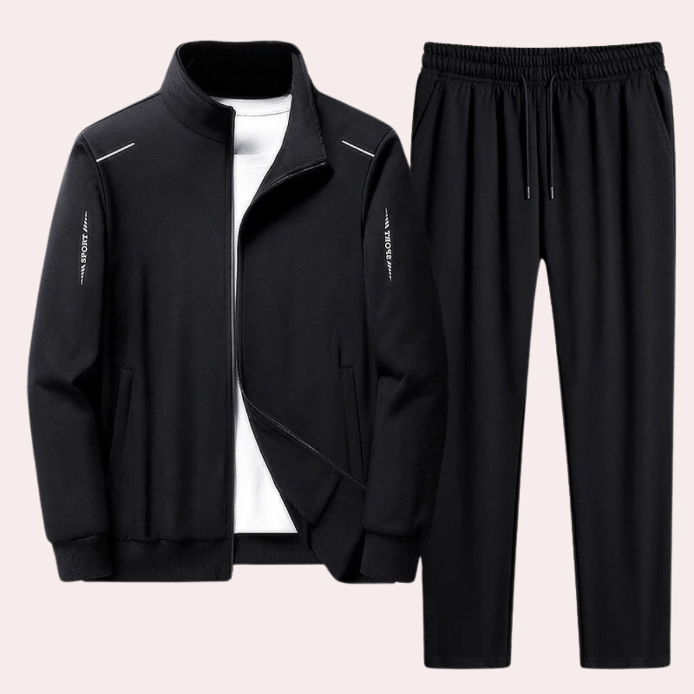 Comfortable men's Zenith tracksuit. Soft fabric, ideal for activewear, lounging, or everyday casual style.