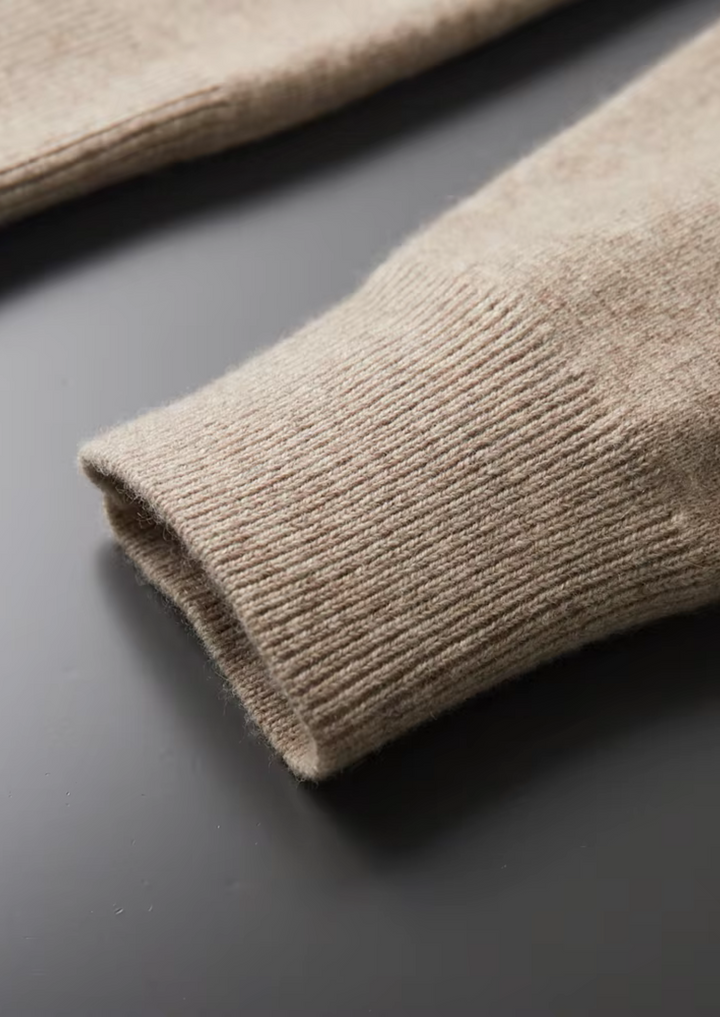 Men's outerwear zip-up cardigan. Practical and stylish for versatile all-season layering.